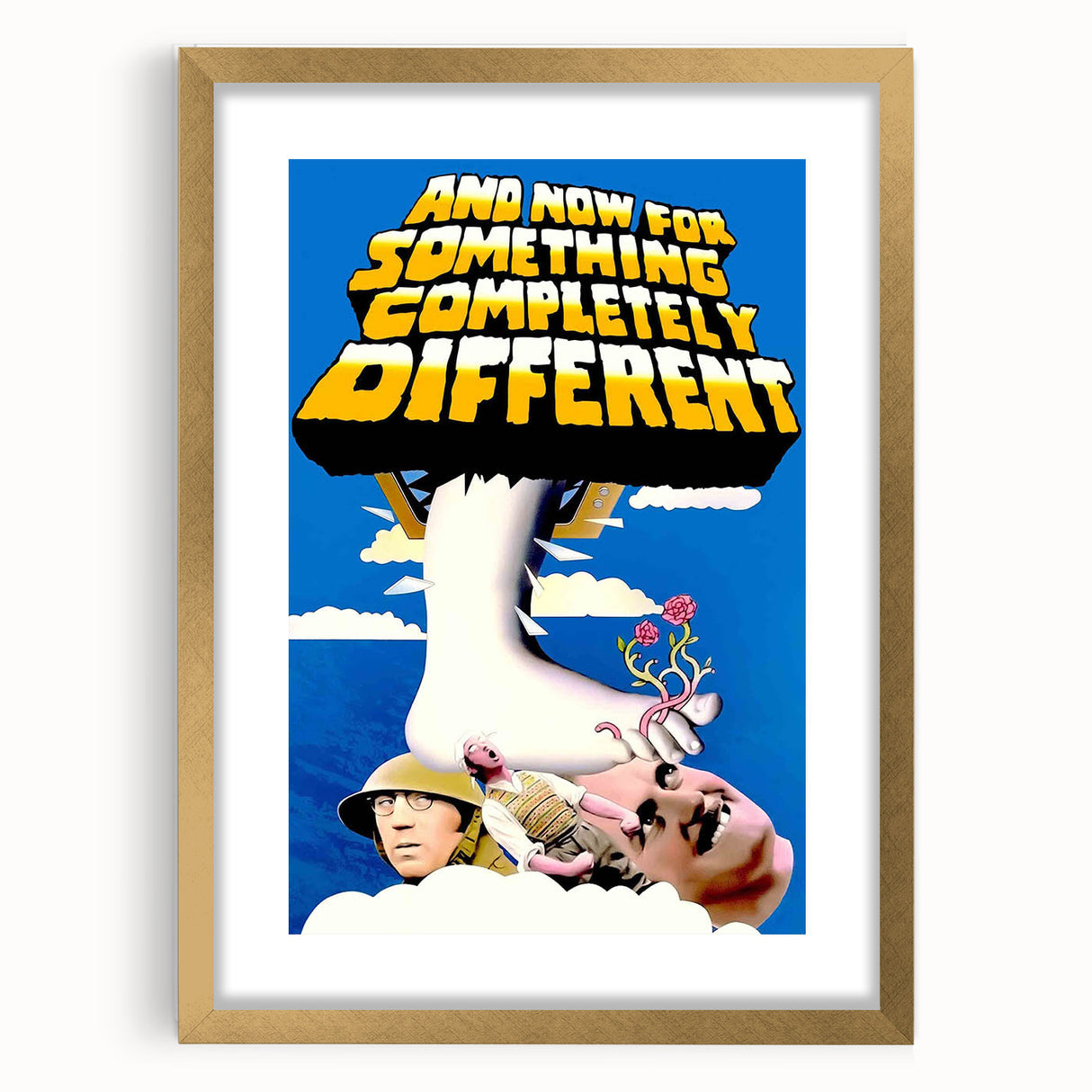 1970s Vintage Movie Poster Monty Python Retro Comedy Film Art