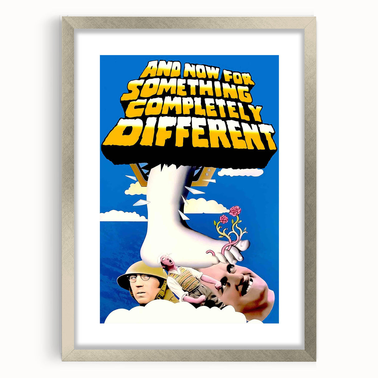 1970s Vintage Movie Poster Monty Python Retro Comedy Film Art