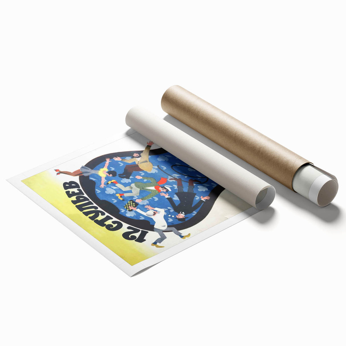 1970s Vintage Movie Poster – Classic 70s Film Art of 12 Chairs