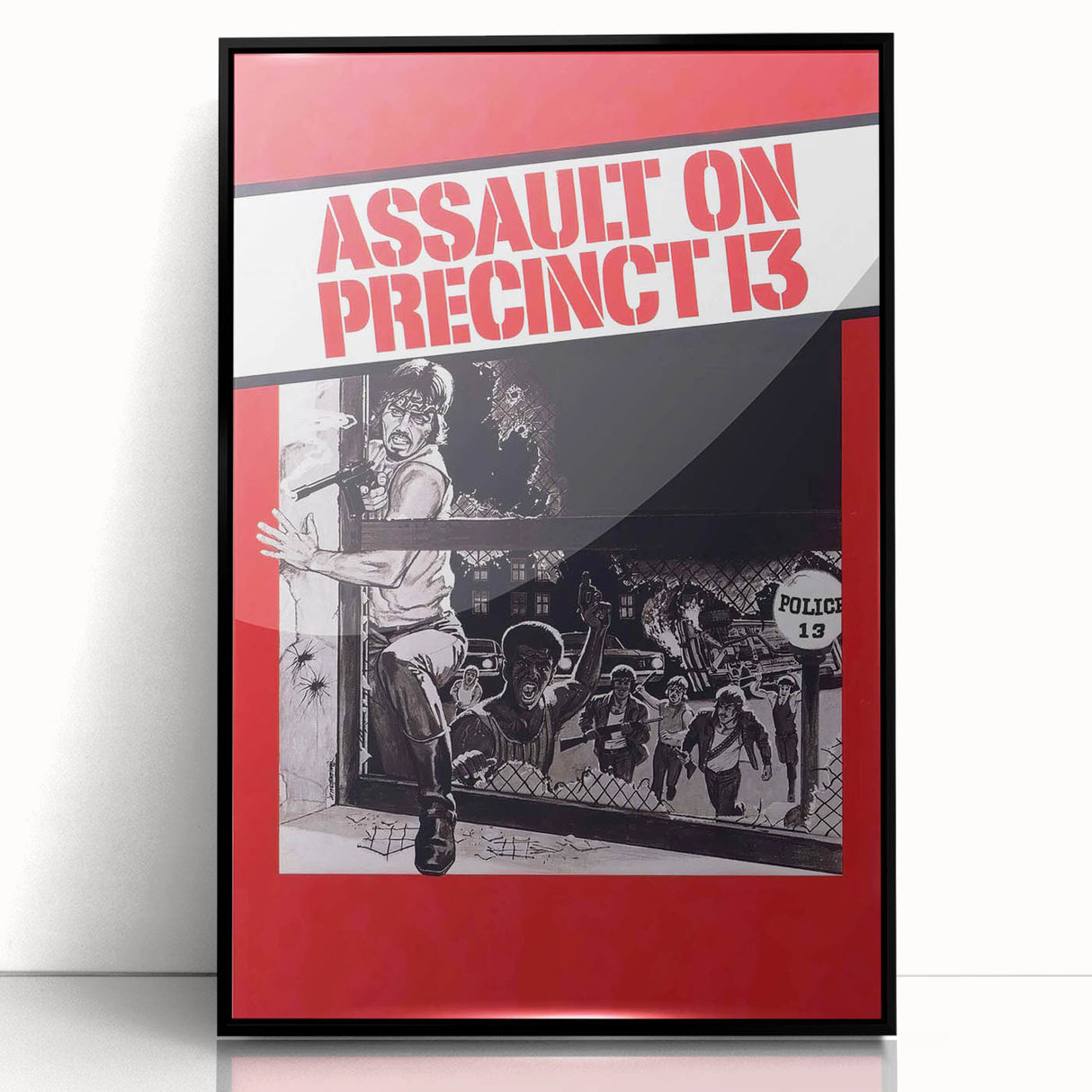 1970s Vintage Movie Poster Assault on Precinct 13 Retro Art
