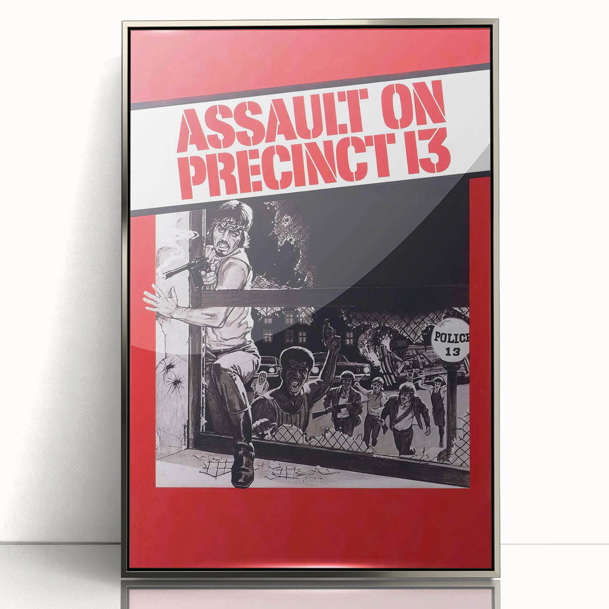 1970s Vintage Movie Poster Assault on Precinct 13 Retro Art