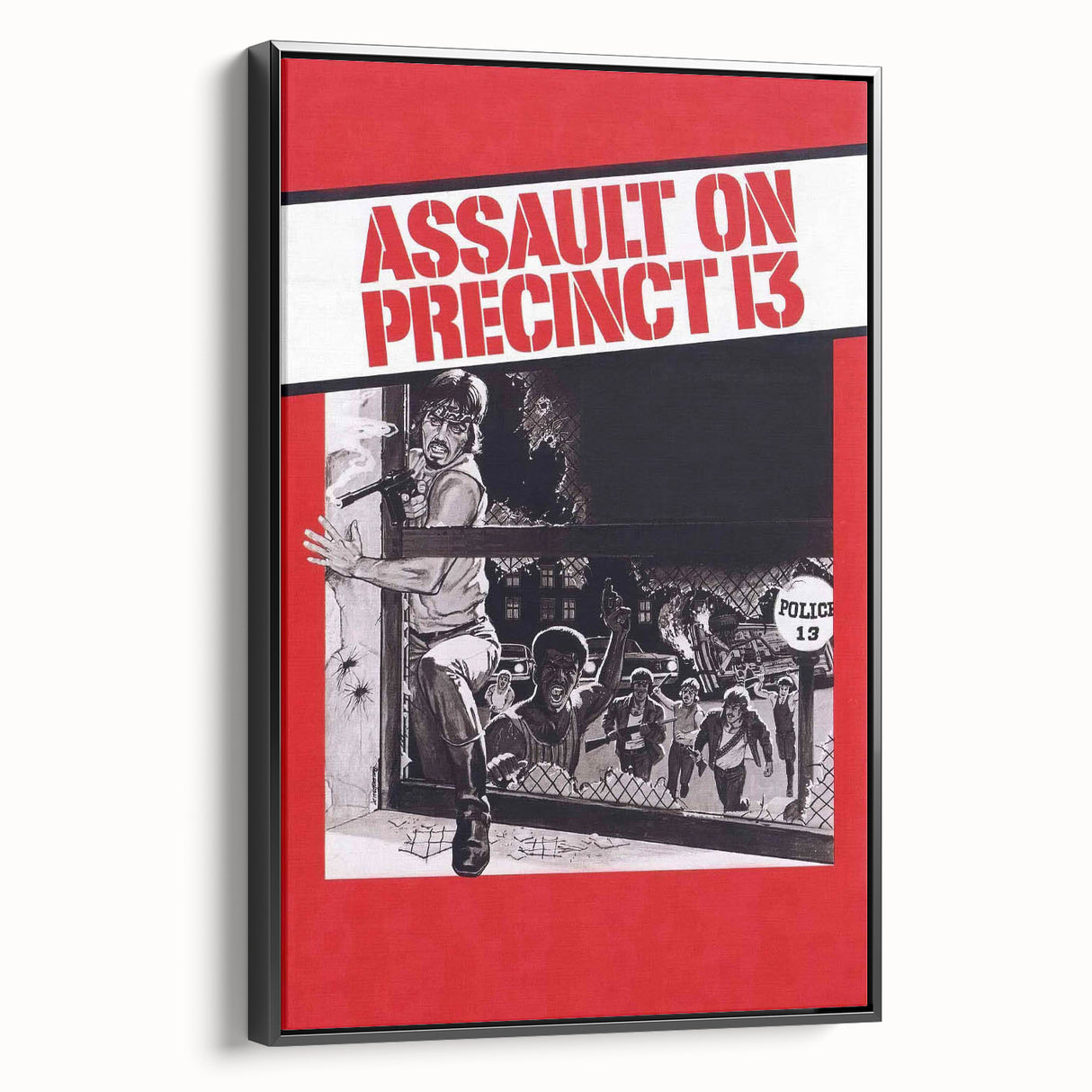 1970s Vintage Movie Poster Assault on Precinct 13 Retro Art