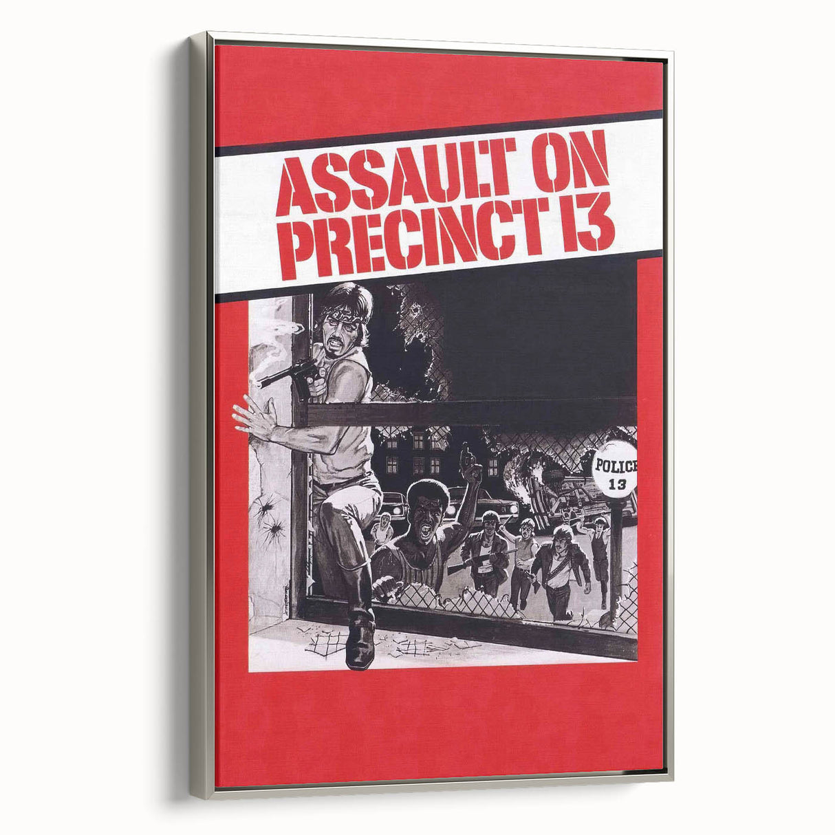 1970s Vintage Movie Poster Assault on Precinct 13 Retro Art