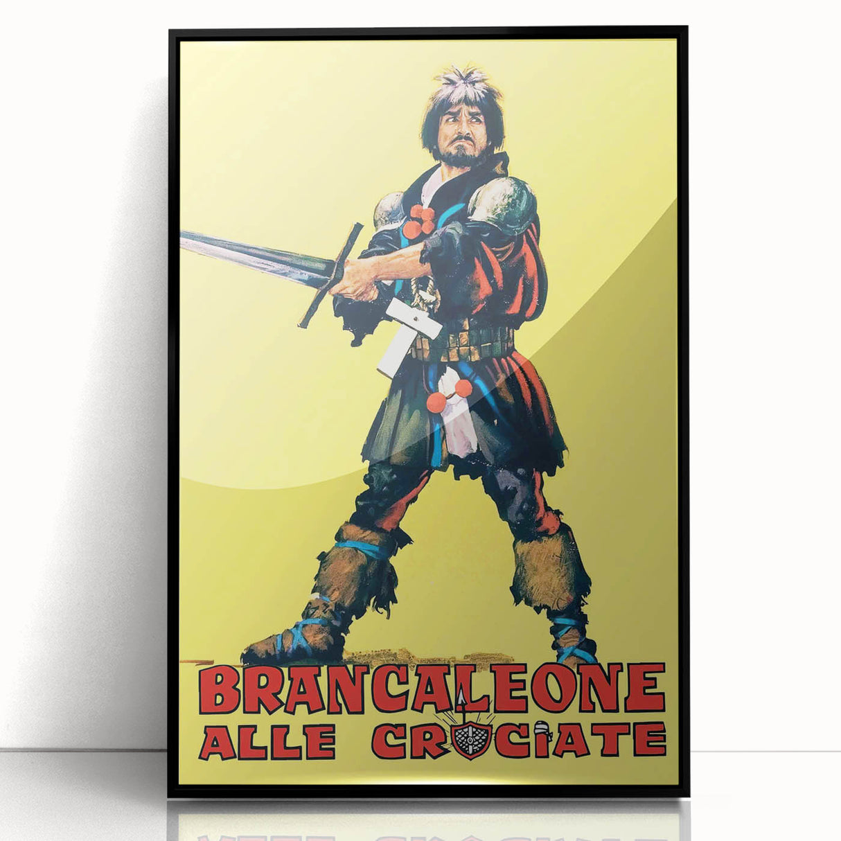 Brancaleone alle Crociate 1970s Vintage Movie Poster Classic 70s Film Art