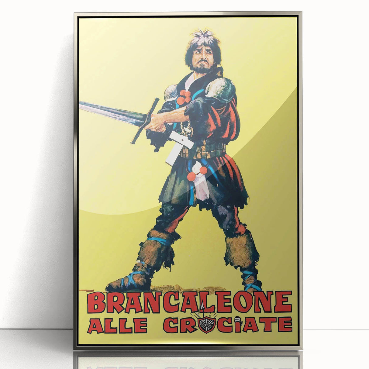 Brancaleone alle Crociate 1970s Vintage Movie Poster Classic 70s Film Art