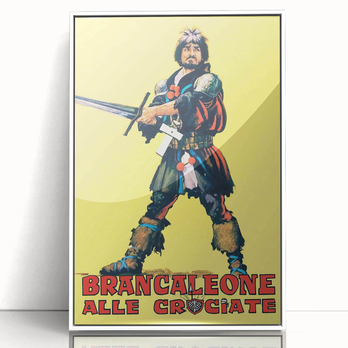 Brancaleone alle Crociate 1970s Vintage Movie Poster Classic 70s Film Art