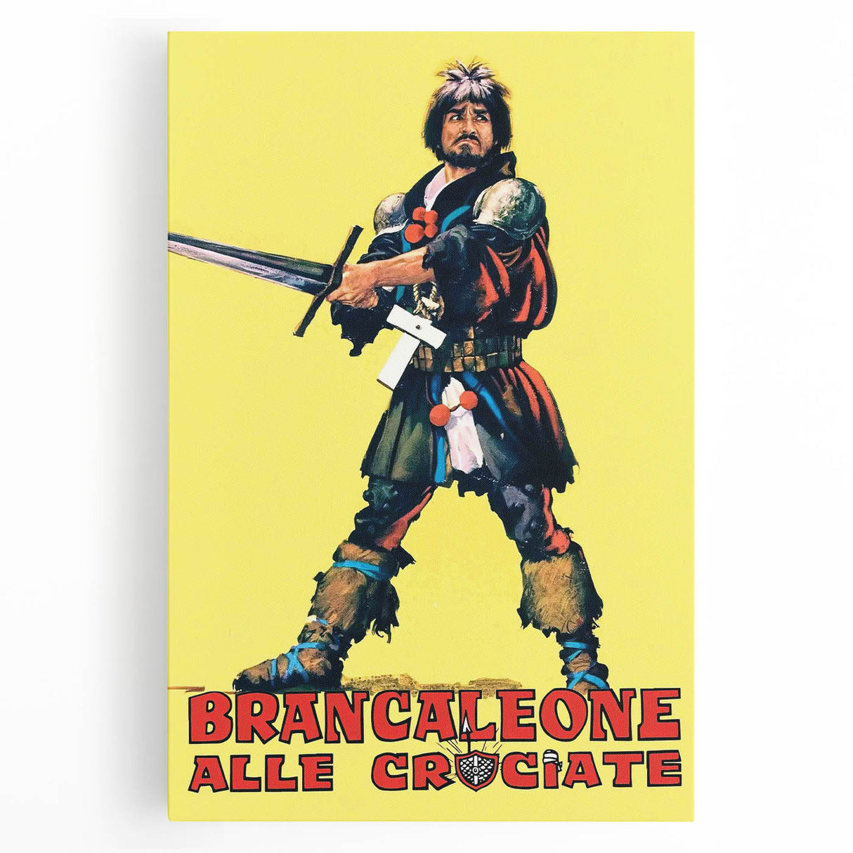 Brancaleone alle Crociate 1970s Vintage Movie Poster Classic 70s Film Art