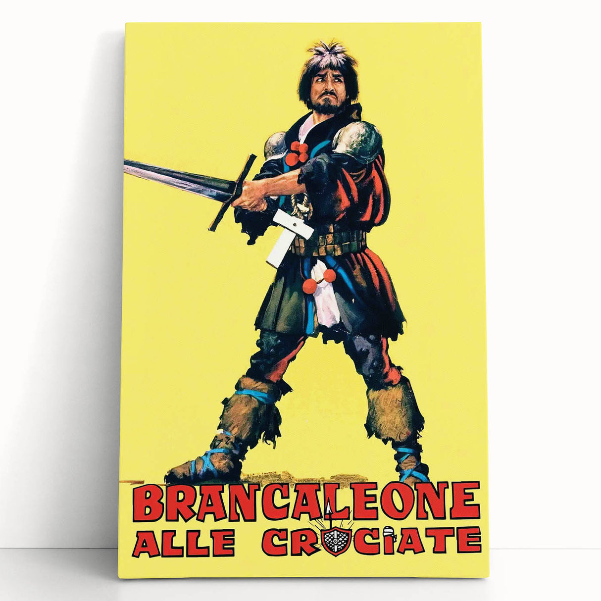 Brancaleone alle Crociate 1970s Vintage Movie Poster Classic 70s Film Art