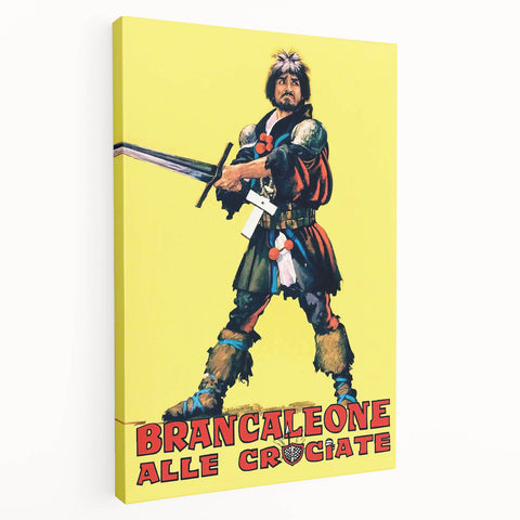 Brancaleone alle Crociate 1970s Vintage Movie Poster Classic 70s Film Art