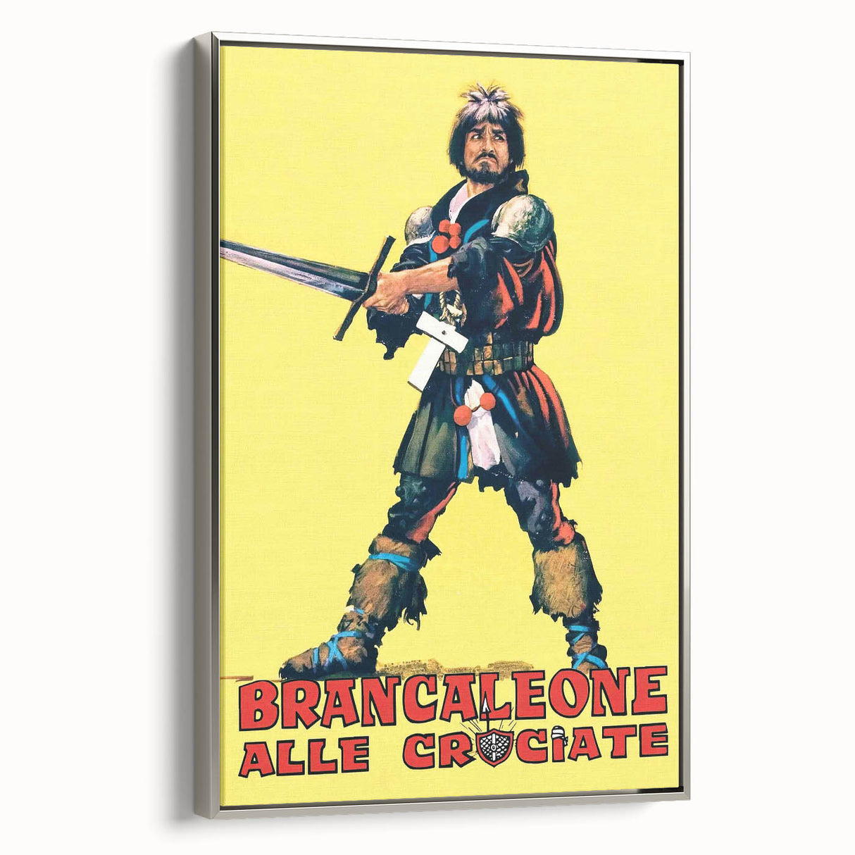 Brancaleone alle Crociate 1970s Vintage Movie Poster Classic 70s Film Art