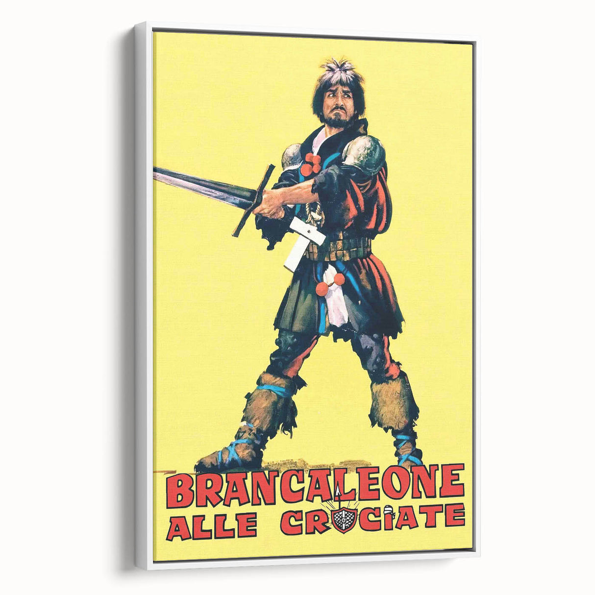 Brancaleone alle Crociate 1970s Vintage Movie Poster Classic 70s Film Art