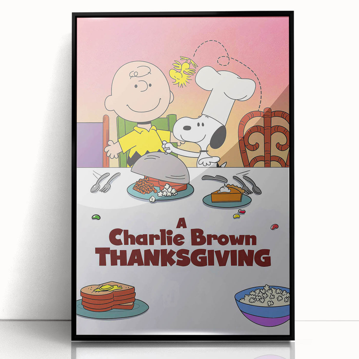 1970s Vintage Movie Poster – Classic 70s Film Art of A Charlie Brown Thanksgiving