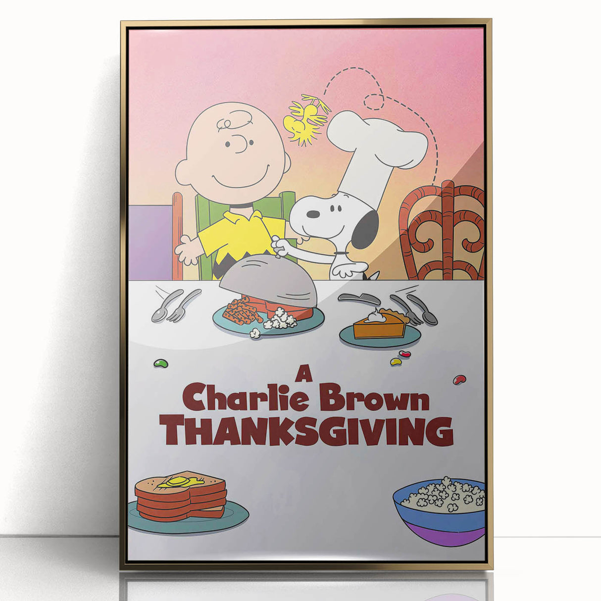 1970s Vintage Movie Poster – Classic 70s Film Art of A Charlie Brown Thanksgiving