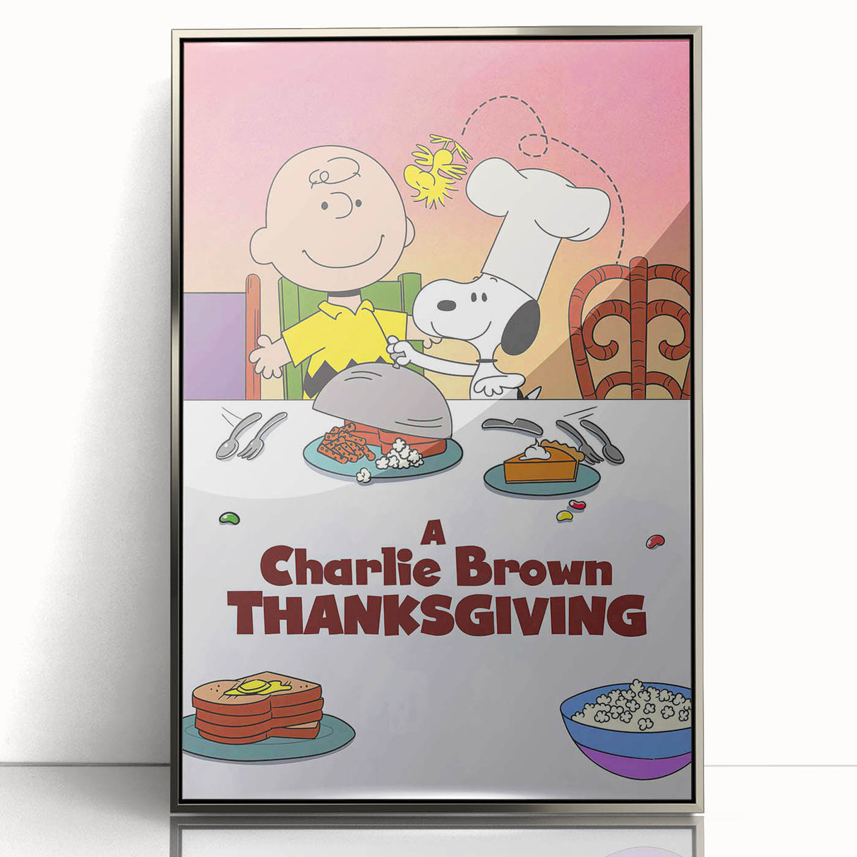 1970s Vintage Movie Poster – Classic 70s Film Art of A Charlie Brown Thanksgiving