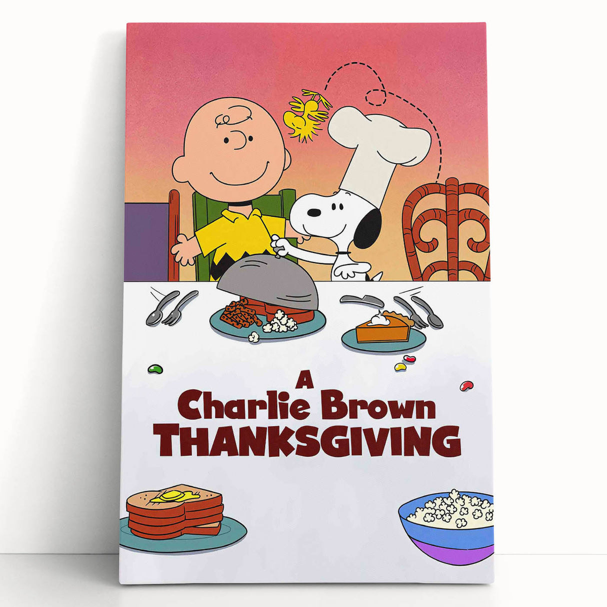 1970s Vintage Movie Poster – Classic 70s Film Art of A Charlie Brown Thanksgiving