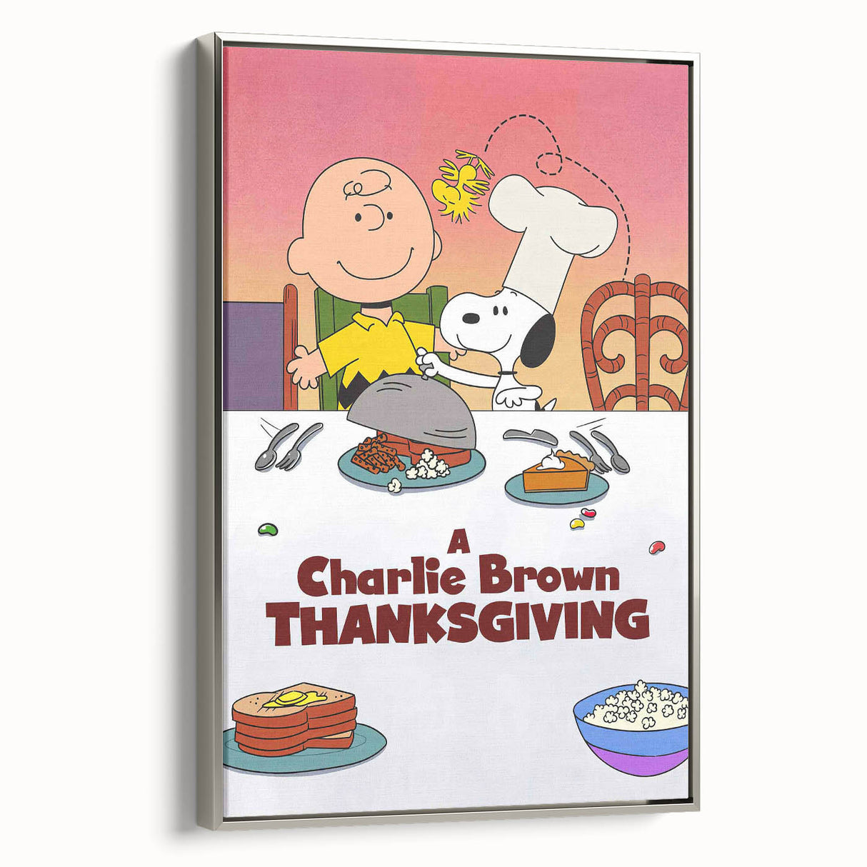 1970s Vintage Movie Poster – Classic 70s Film Art of A Charlie Brown Thanksgiving