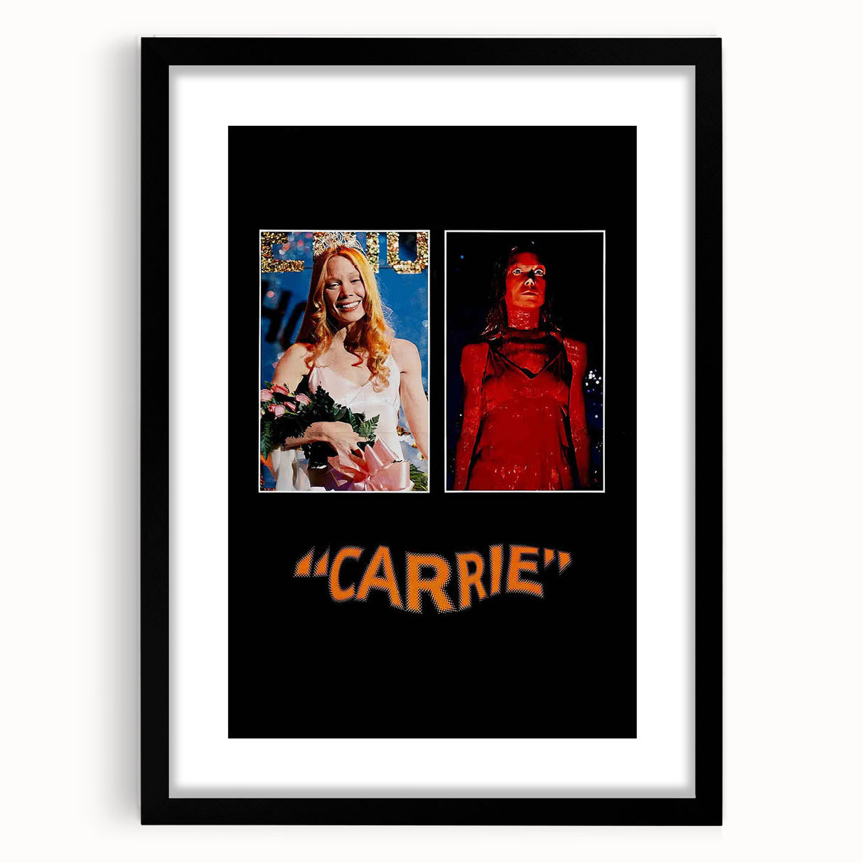 Carrie 1970s Vintage Movie Poster Classic 70s Film Art