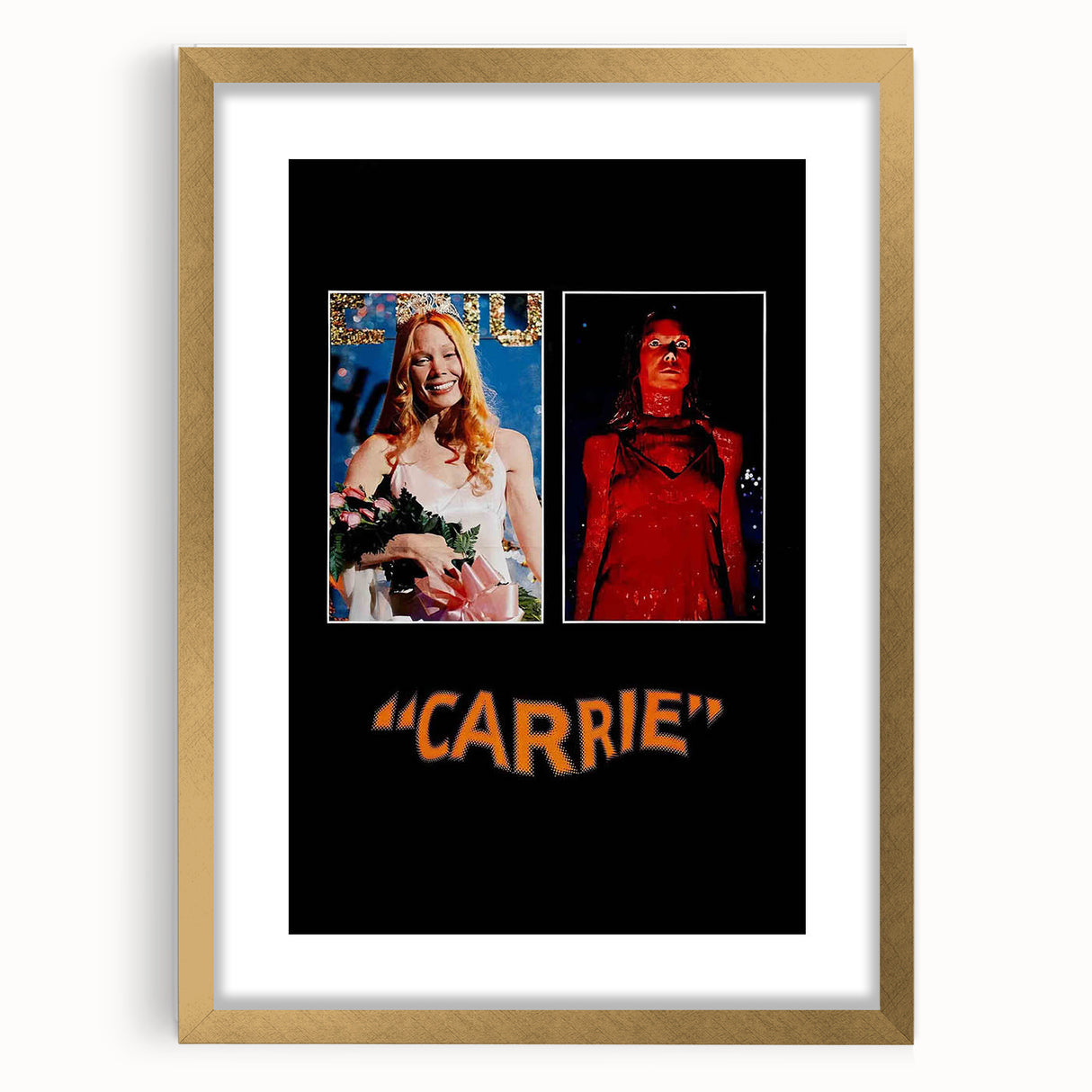 Carrie 1970s Vintage Movie Poster Classic 70s Film Art