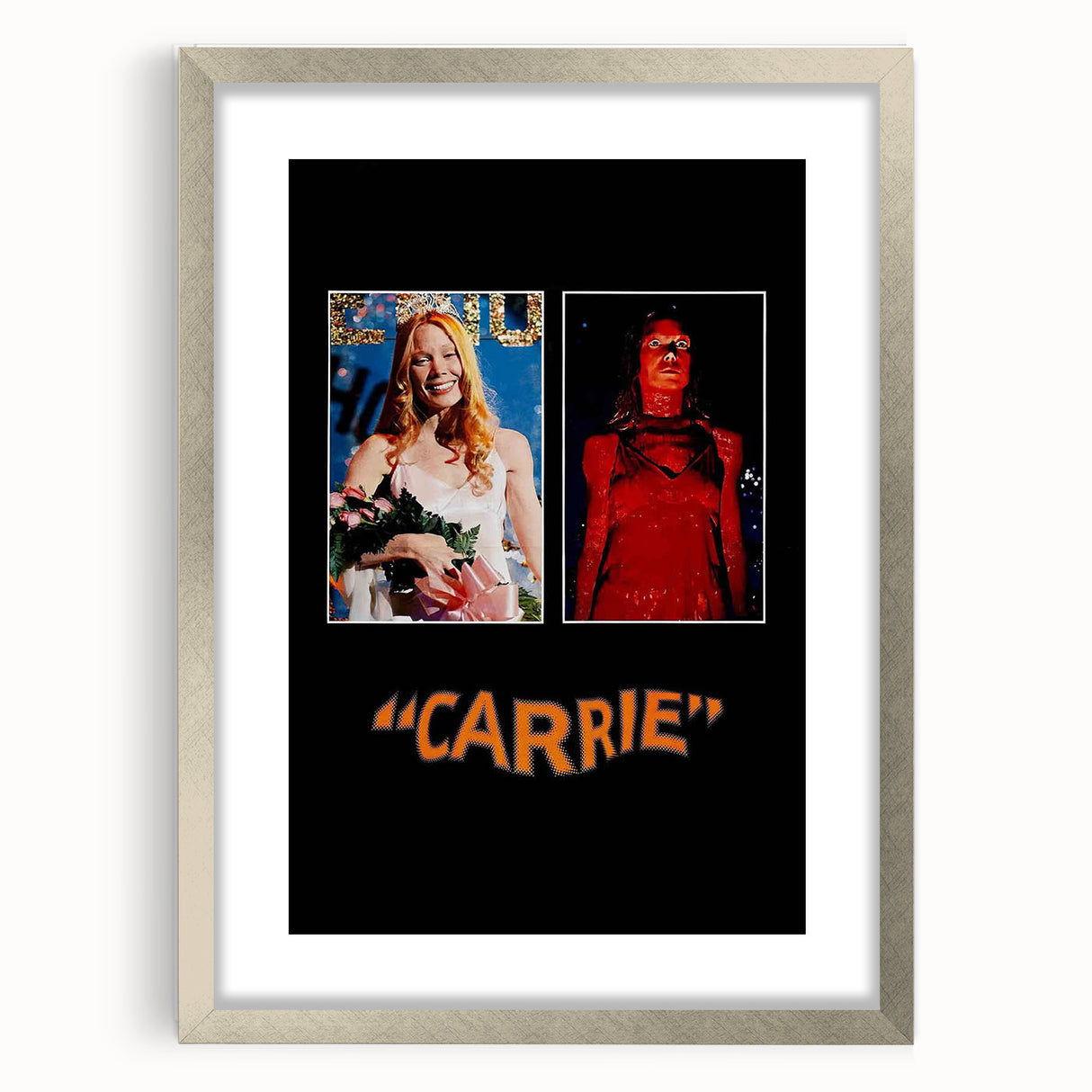 Carrie 1970s Vintage Movie Poster Classic 70s Film Art