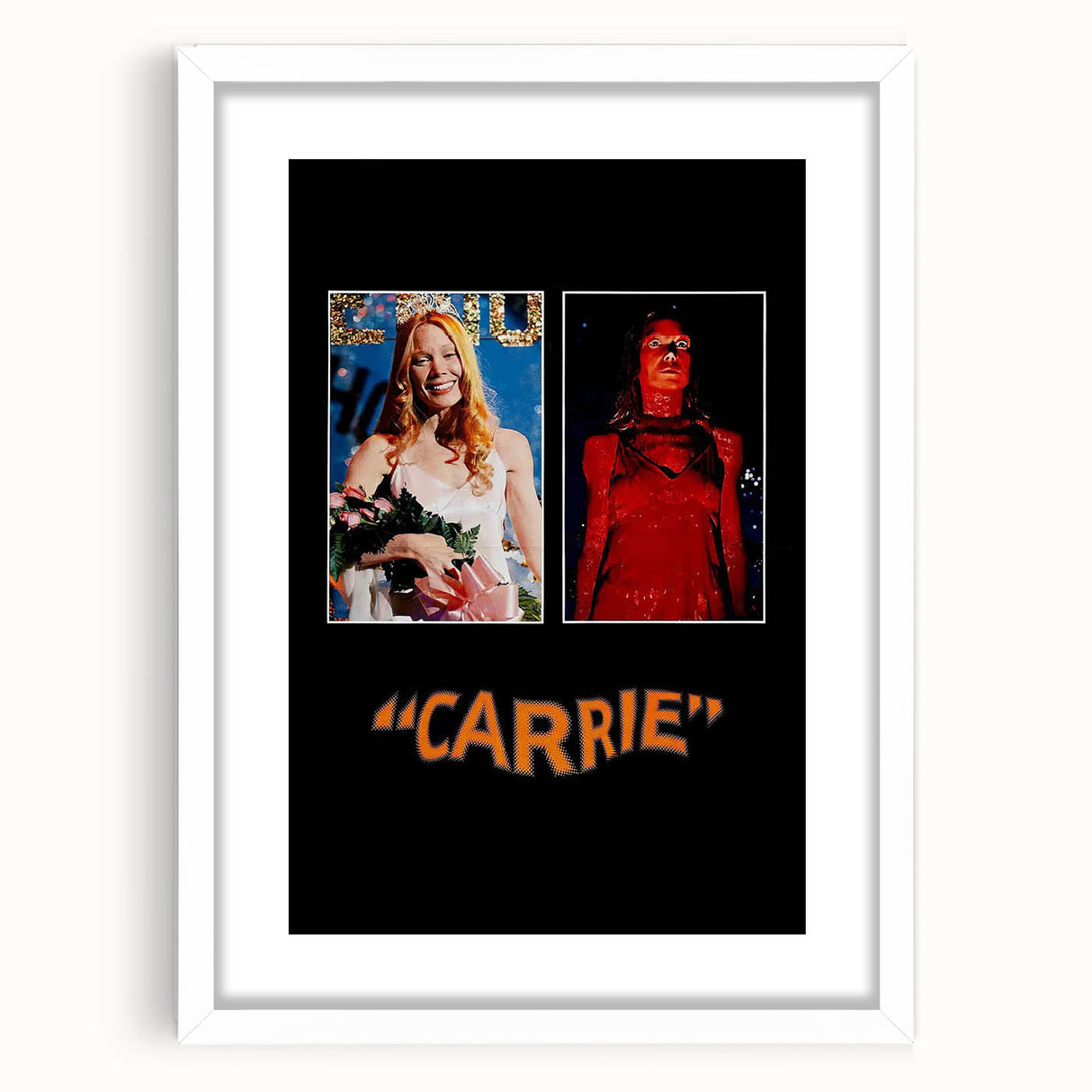 Carrie 1970s Vintage Movie Poster Classic 70s Film Art