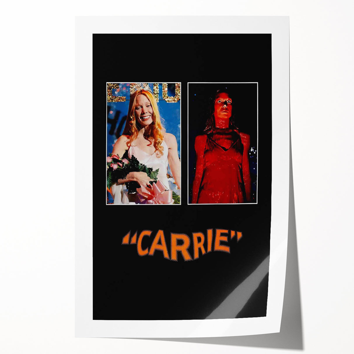 Carrie 1970s Vintage Movie Poster Classic 70s Film Art