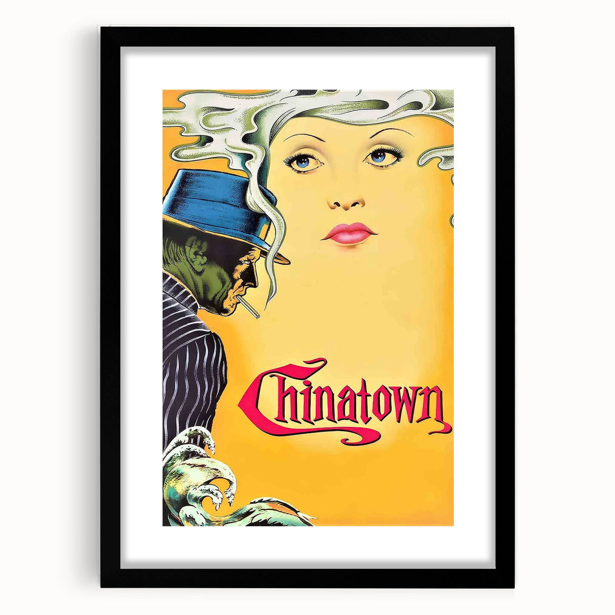 Chinatown 1970s Vintage Movie Poster Classic 70s Film Art