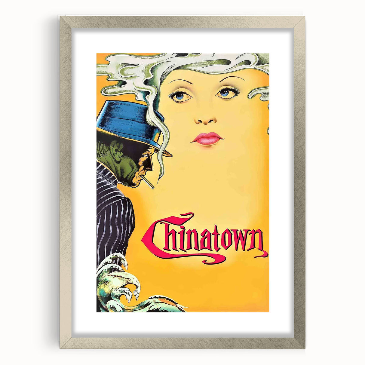 Chinatown 1970s Vintage Movie Poster Classic 70s Film Art