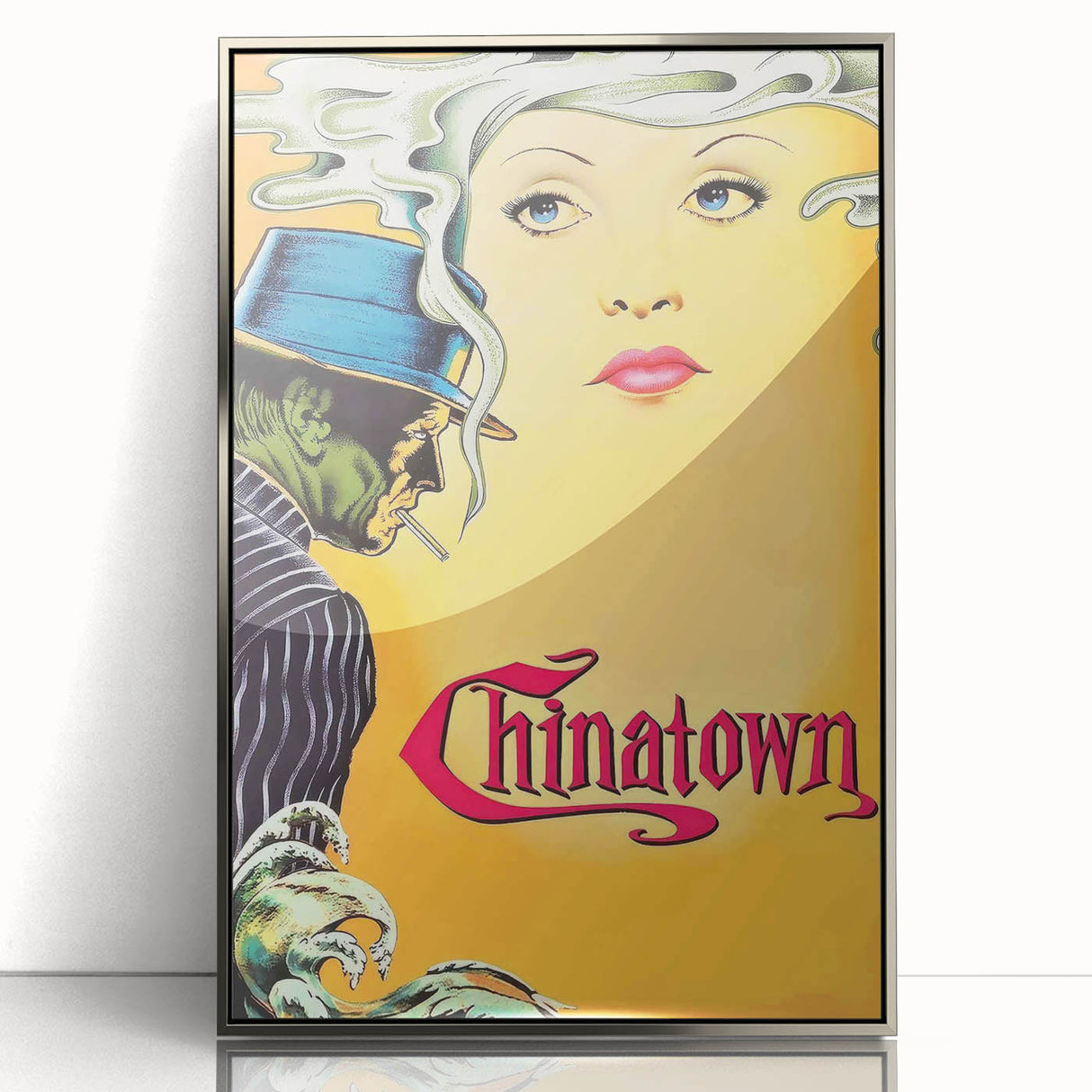 Chinatown 1970s Vintage Movie Poster Classic 70s Film Art