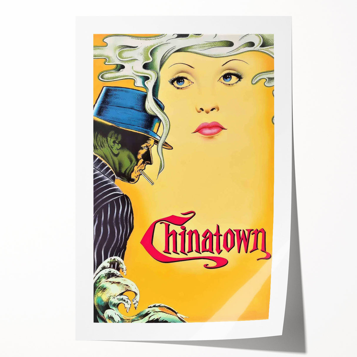Chinatown 1970s Vintage Movie Poster Classic 70s Film Art