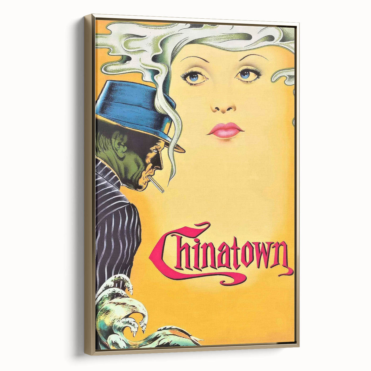 Chinatown 1970s Vintage Movie Poster Classic 70s Film Art