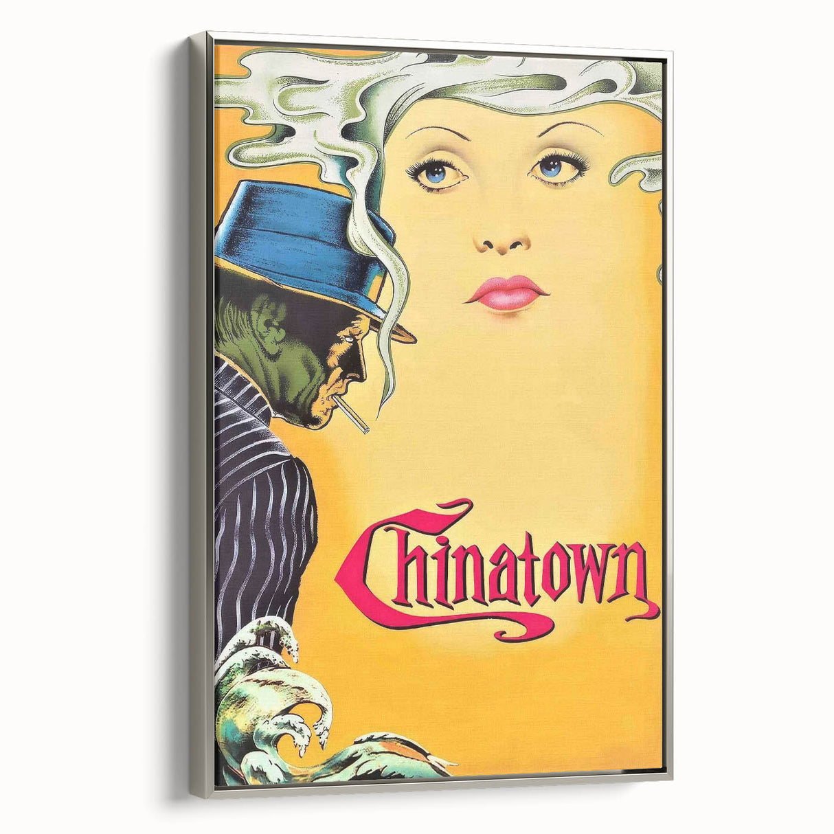 Chinatown 1970s Vintage Movie Poster Classic 70s Film Art