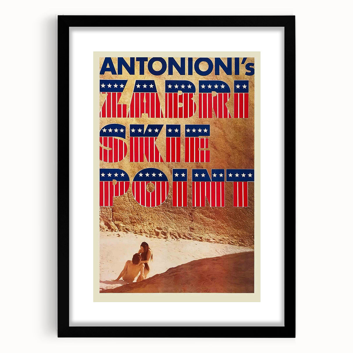 Zabriskie Point 1970s Vintage Movie Poster Classic 70s Film Art