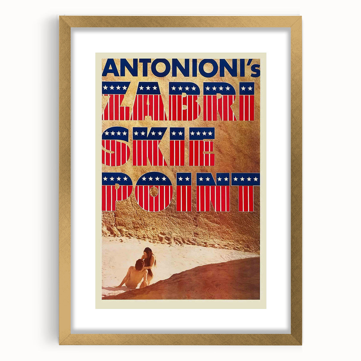 Zabriskie Point 1970s Vintage Movie Poster Classic 70s Film Art