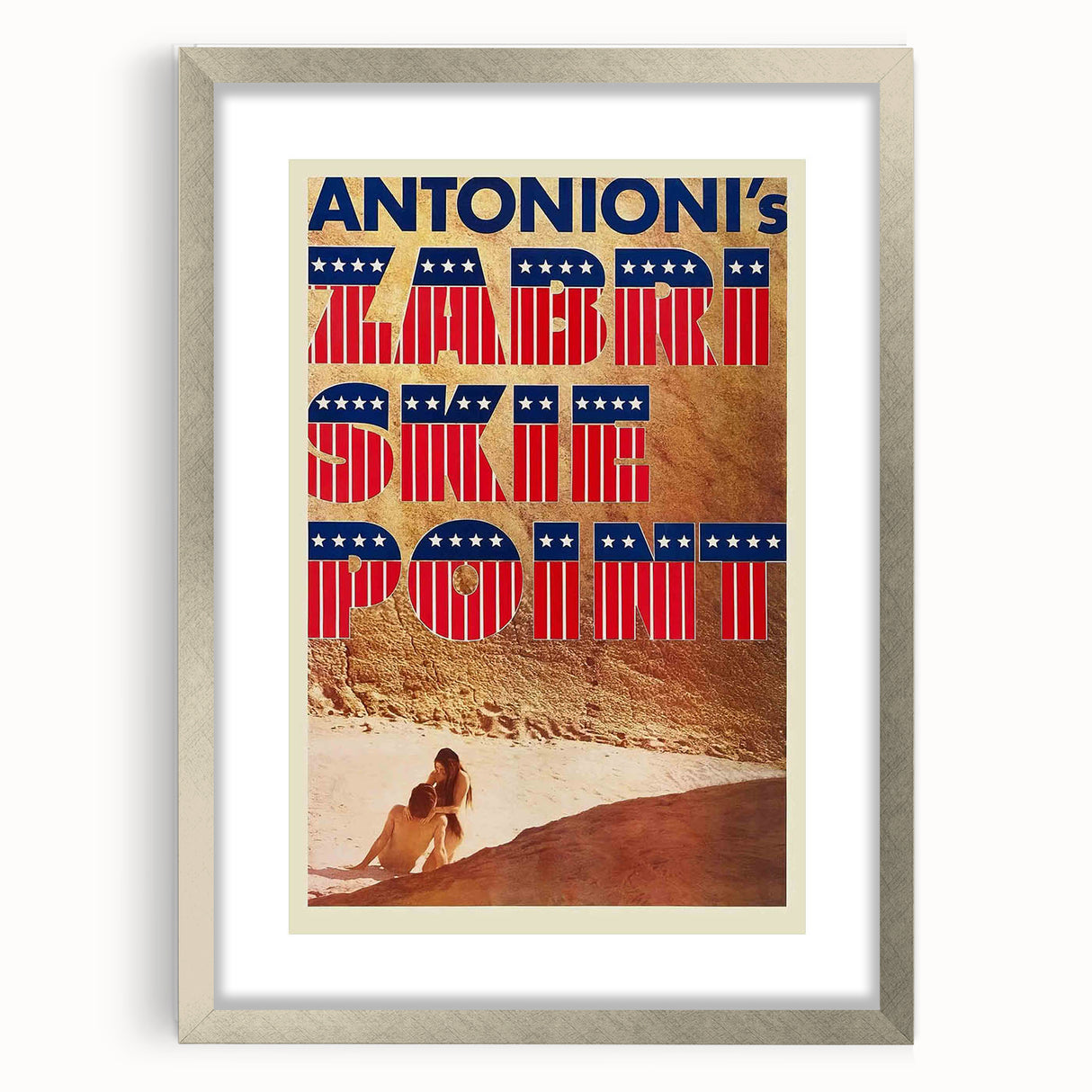 Zabriskie Point 1970s Vintage Movie Poster Classic 70s Film Art