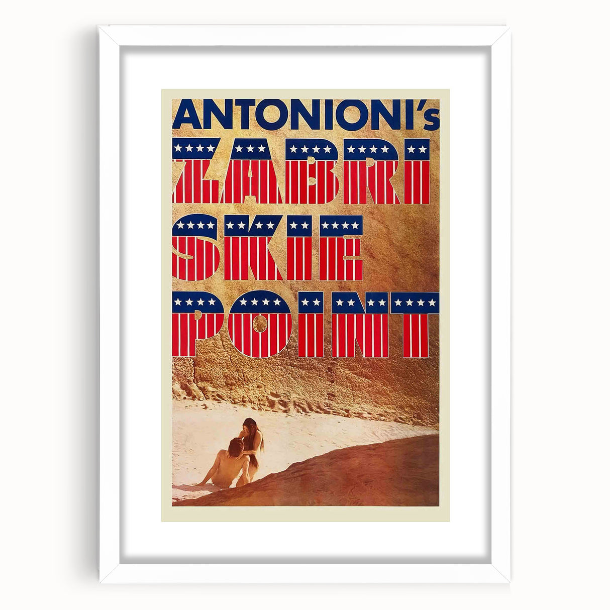 Zabriskie Point 1970s Vintage Movie Poster Classic 70s Film Art