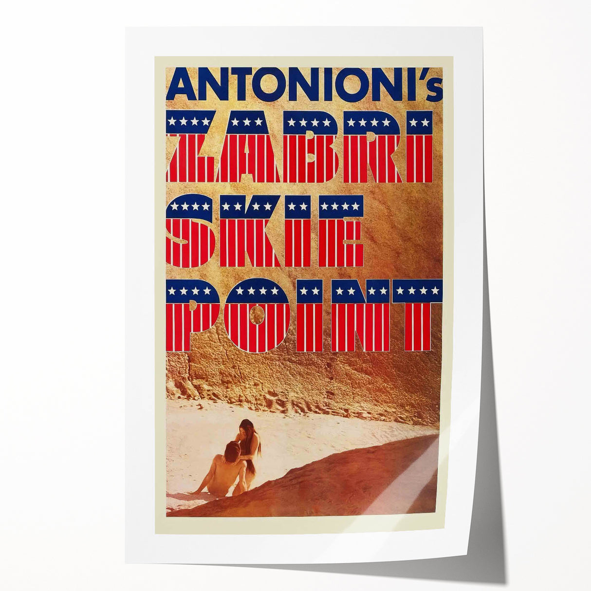 Zabriskie Point 1970s Vintage Movie Poster Classic 70s Film Art