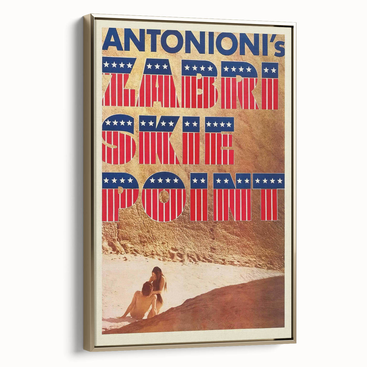 Zabriskie Point 1970s Vintage Movie Poster Classic 70s Film Art