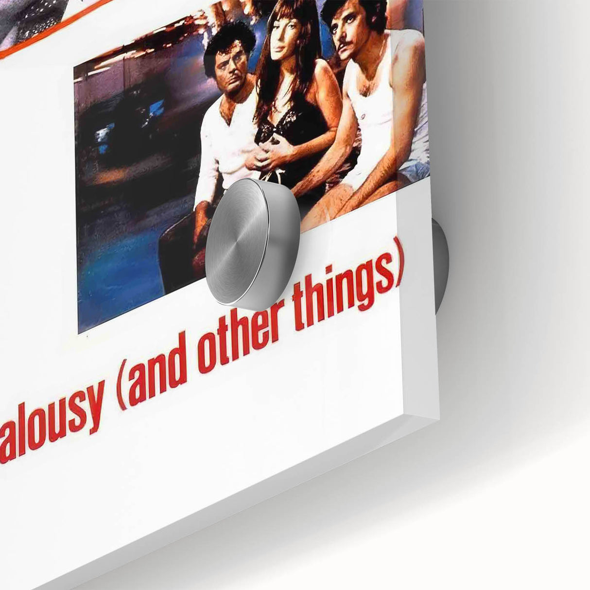 1970s Vintage Movie Poster – Classic 70s Film Art of A Drama of Jealousy