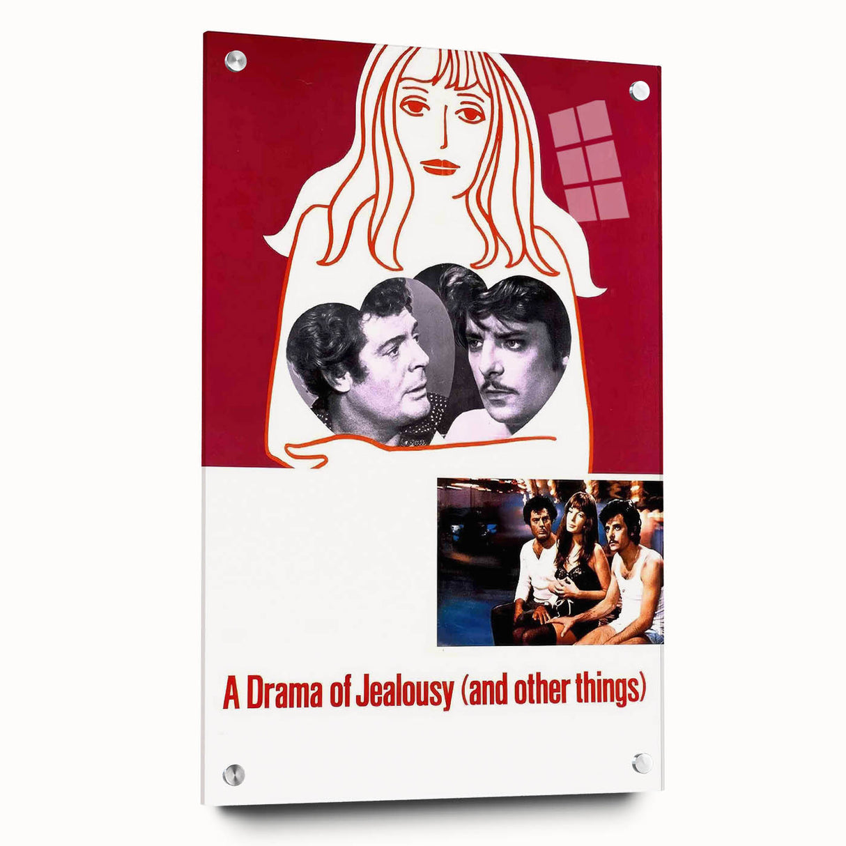 1970s Vintage Movie Poster – Classic 70s Film Art of A Drama of Jealousy