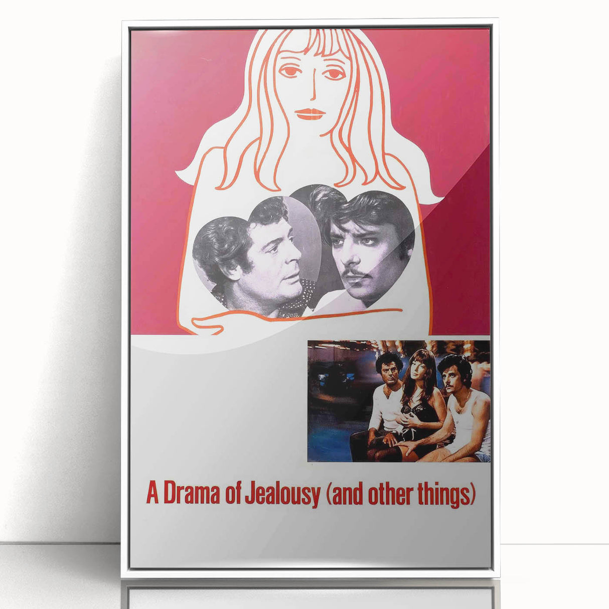 1970s Vintage Movie Poster – Classic 70s Film Art of A Drama of Jealousy