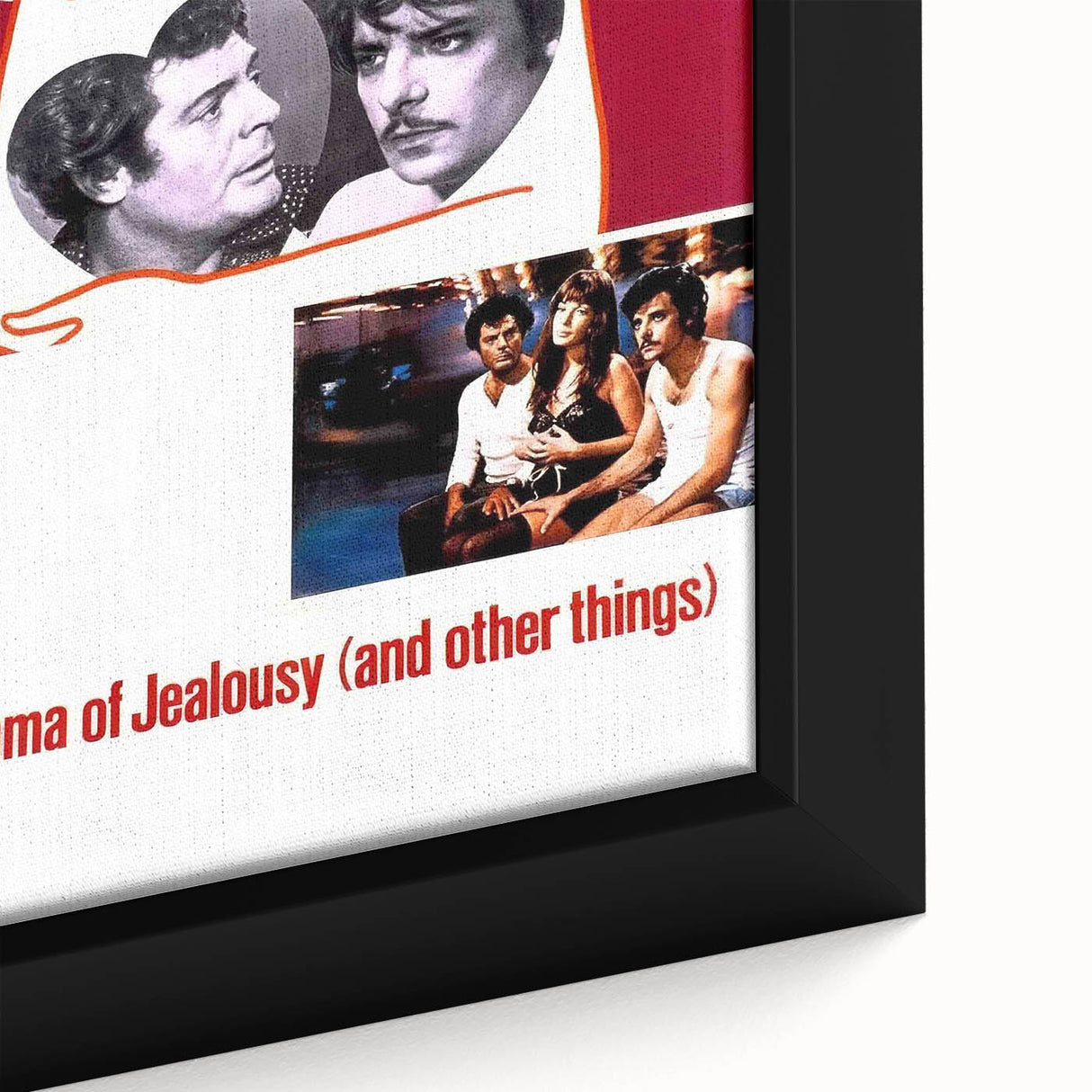 1970s Vintage Movie Poster – Classic 70s Film Art of A Drama of Jealousy