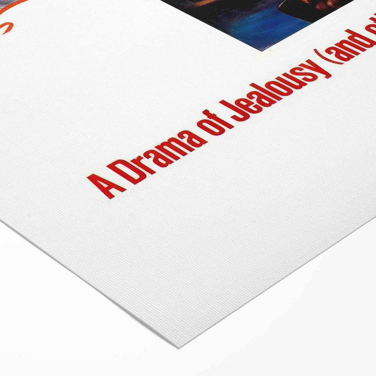 1970s Vintage Movie Poster – Classic 70s Film Art of A Drama of Jealousy