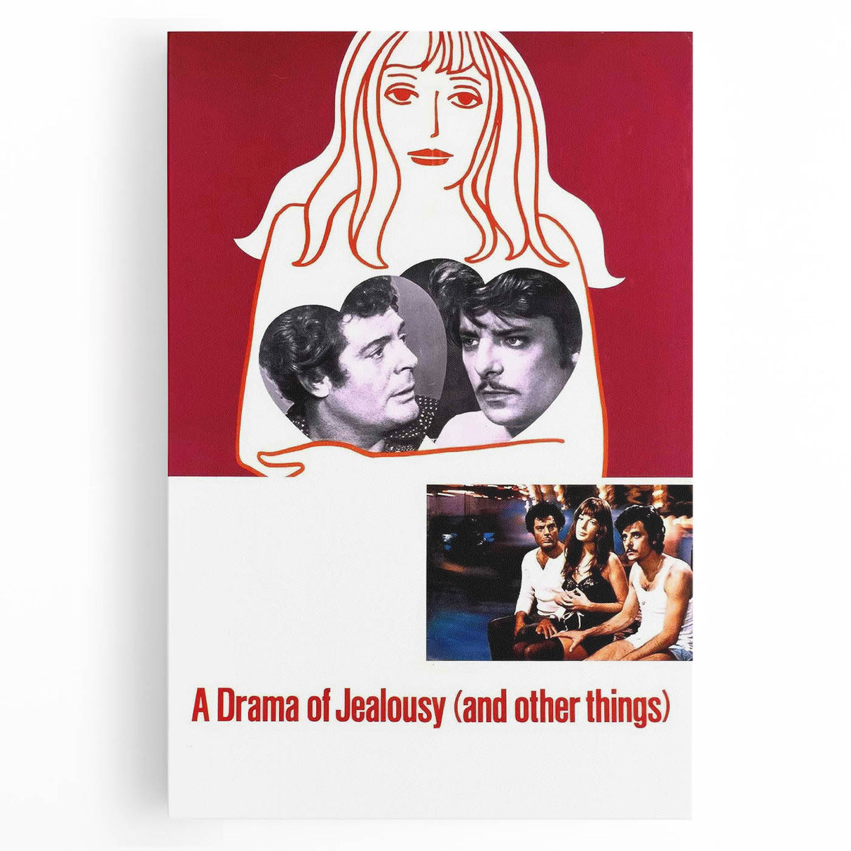 1970s Vintage Movie Poster – Classic 70s Film Art of A Drama of Jealousy