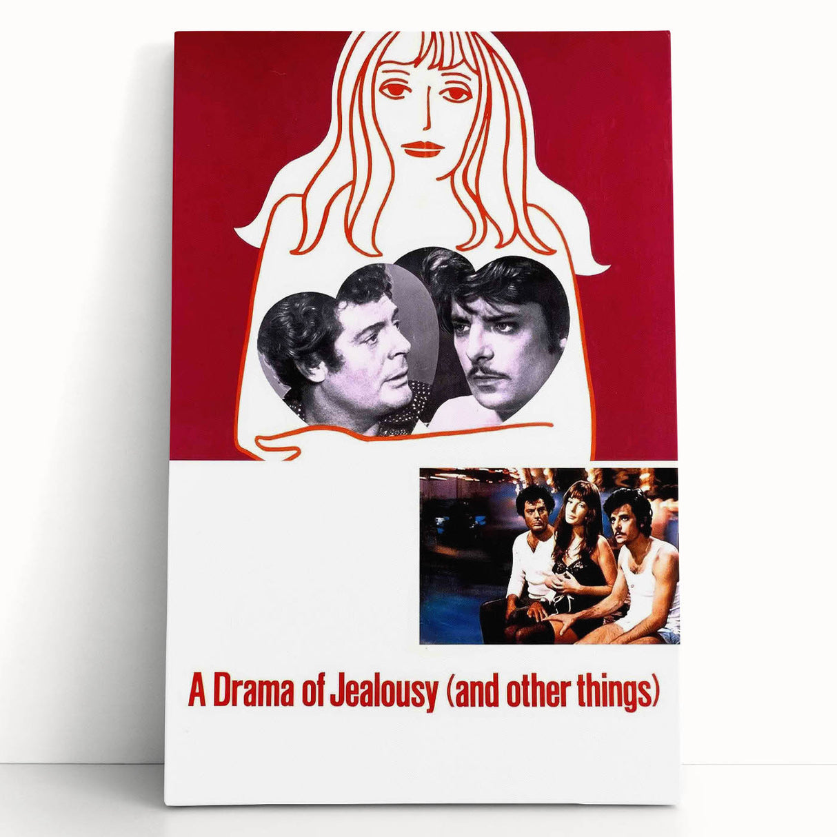 1970s Vintage Movie Poster – Classic 70s Film Art of A Drama of Jealousy