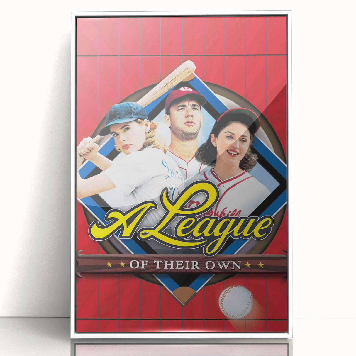 1990s Vintage Movie Poster - Classic 90s Film Art - A League of Their Own