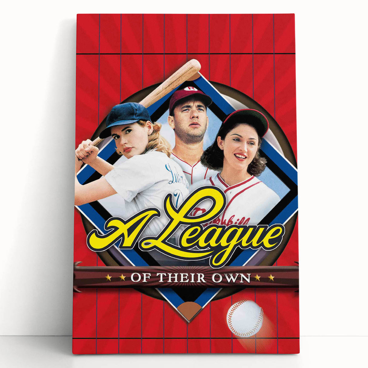 1990s Vintage Movie Poster - Classic 90s Film Art - A League of Their Own