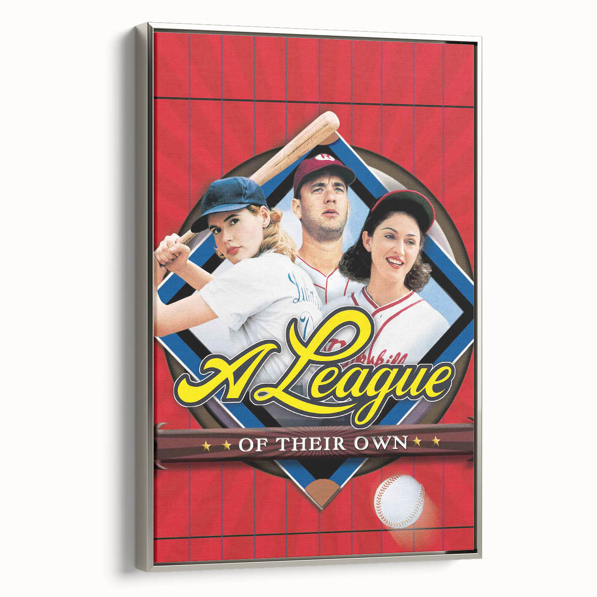 1990s Vintage Movie Poster - Classic 90s Film Art - A League of Their Own