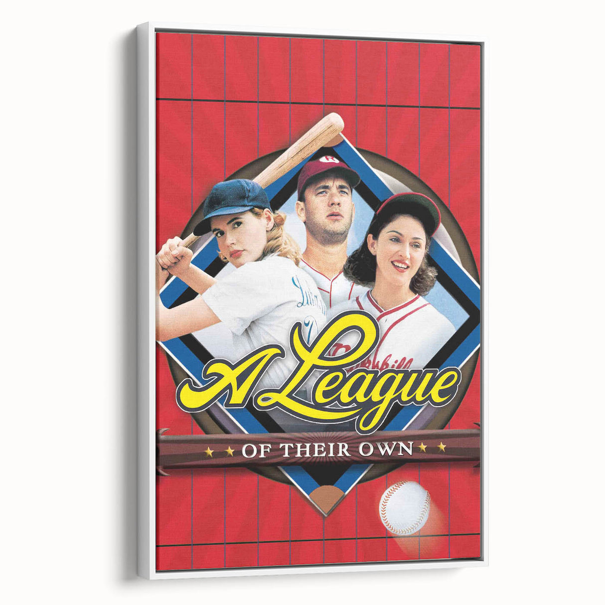 1990s Vintage Movie Poster - Classic 90s Film Art - A League of Their Own