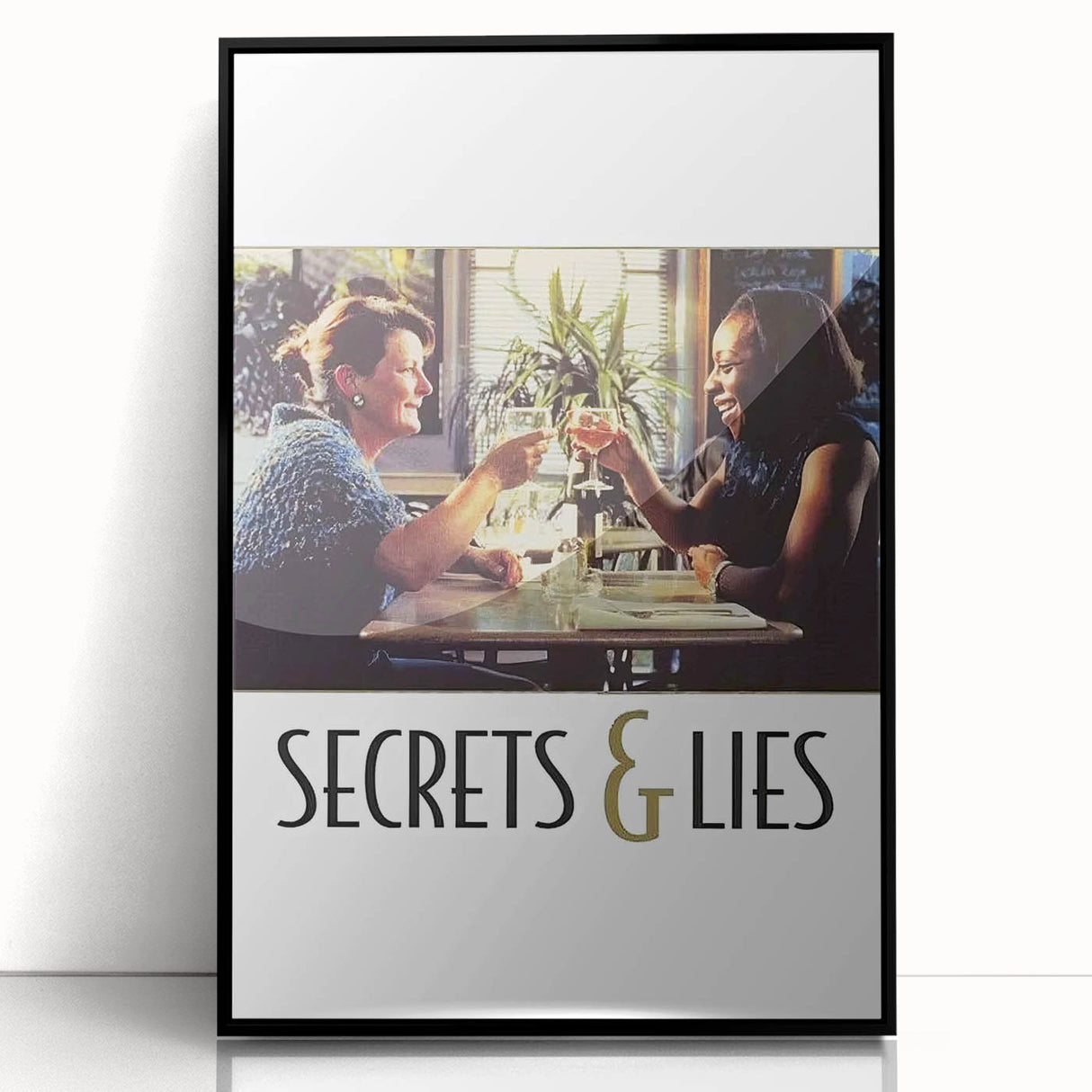 Secrets & Lies 1990s Vintage Movie Poster | Classic 90s Film Art
