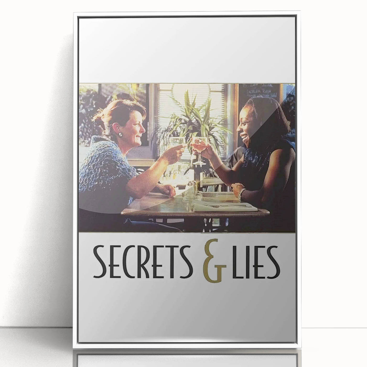 Secrets & Lies 1990s Vintage Movie Poster | Classic 90s Film Art